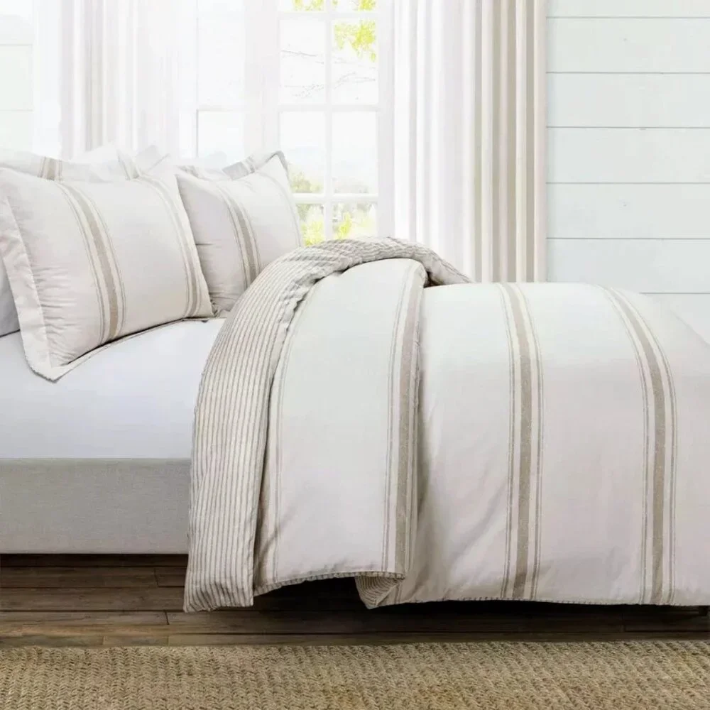 Twin/XL Reversible Duvet & Sham Set